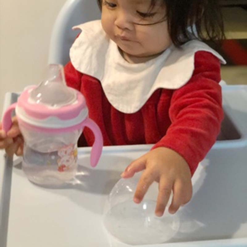 Safely Baby Water Milk Training Bottle Children Leak-proof Drinking Cups Baby Sippy Cup Feeding Drinking Handle Bottles 240ML